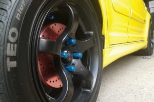 Newly Fit on Racing Rims & Tyre for SUZUKI Swift